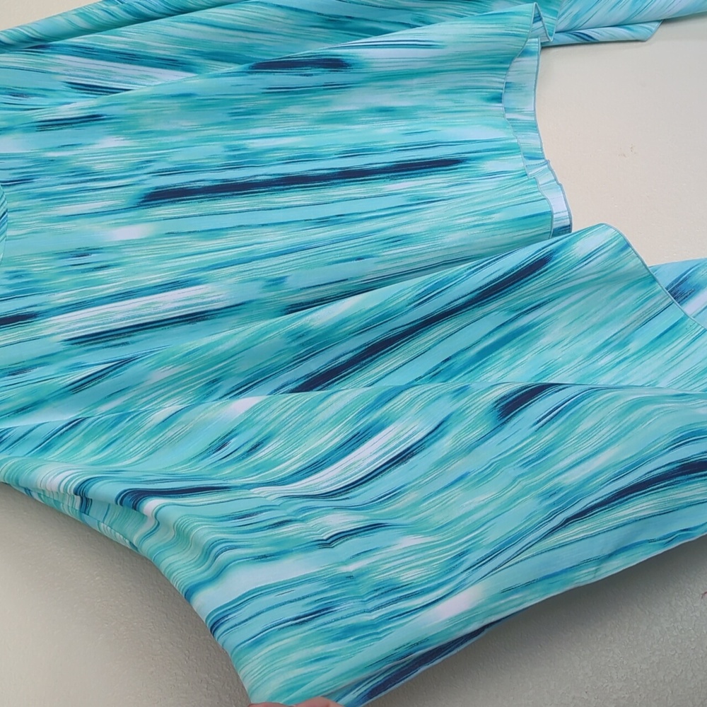 CATO Peacock Colors Poncho Top Size L - Picture 4 of 5